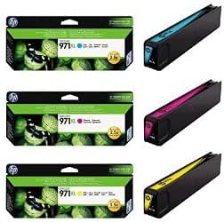 HP 971XL Cartucho de tinta original de alto rendimiento,  cian/magenta/amarillo : Productos de Oficina - Amazon.com