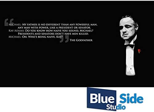 Sticker Mural Avec Citation Du Parrain 5cm X 114cm Amazon Fr Cuisine Maison