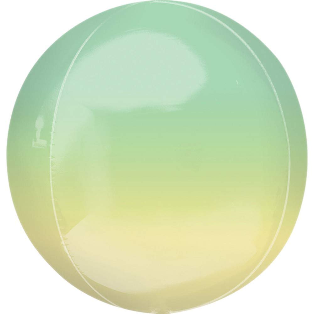 Amscan 3984601 Orbz:Ombre Yellow & Green — image 1
