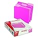 Pendaflex Two-Tone Color File Folders, Letter Size, 1/3 Cut, Pink, 100 Per box (152 1/3 PIN), 12 x 9.88 x 2.38 inches