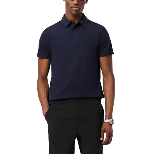 Lacoste Men's Regular Fit Commuter Polo Shirt, Abysm, XX-Large