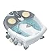 Conair FB12NRB Ultra Massaging Foot Spa with Water Jet, White and Gray
