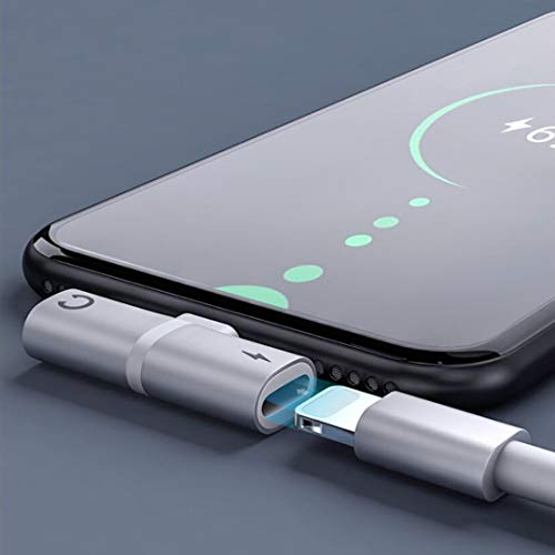 image for Hamdol Dongle for iPhone Adapter Headphone Jack Splitter Adapter for i