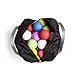 Champion Sports Lacrosse Ball Bag: Nylon Sports Training Tote for Lacrosse, Baseball and Tennis,Gray/ Black