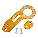 yunanwa Rear Tow Towing Hook for Universal Car Auto Trailer Ring Aluminum Alloy (Gold)