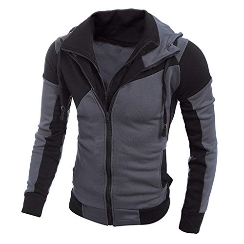 Kleidung Angeljacke Herren Kapuzenpullover Herren Angeln Kleidung Reißverschluss Multi Taschen Angelkleidung – Bild 3