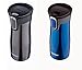Contigo Autoseal West Loop Stainless Steel Travel Mug with Easy-clean Lid, 16-ounce, Monaco / Gun Metal, 2-pack