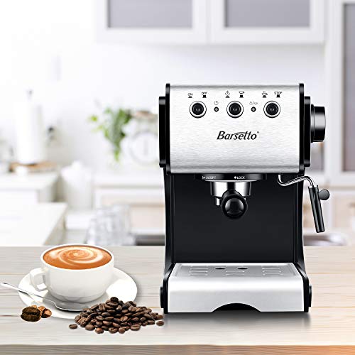 Barsetto Espresso Machine, 13.6 X 11.8 X 15.8, Black on Galleon Philippines