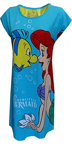 Disney Princess Ariel and Flipper Women Pajama Boxer Shorts  Red
