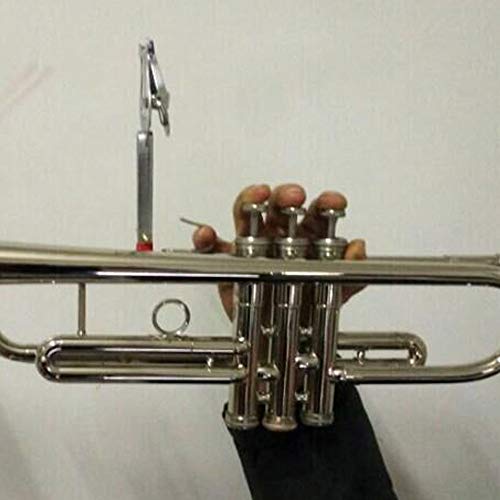 Stainless Steel Music Trombone Lyre Sheet Clamp-on Holder Portable Lightweight Trumpet Sheet Music Clip