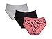 Kathy Ireland Women's 3 Pack Of Cotton Blend Full Coverage Elastic Brief Panties