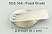 Maydahui 6 PCS Folding Spoon and Fork SUS 18/10（304）Stainless Steel Salad Spork Portable for Thermos and Travel