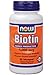 NOW Foods Biotin 5000 Mcg 60 Vcap Skin & Hair Health (1)
