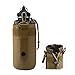 TEGOOL Water Bottle Sleeve Bag Bottle Holder Tactical Water Bottle Pouch Not Oversize (Brown)