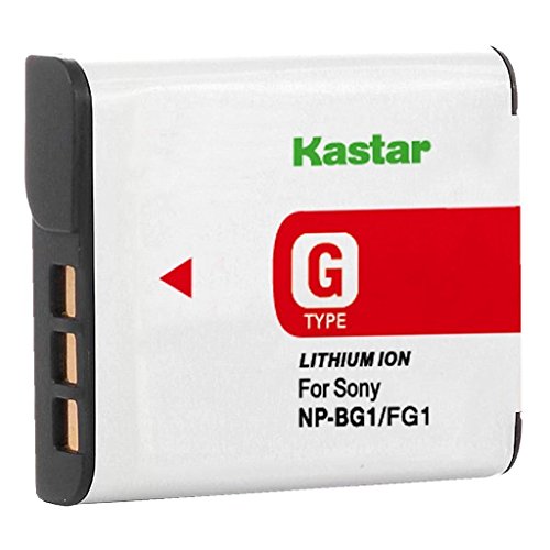 Kastar Lithium Ion Camera Battery for Sony G Type NPBG1 NP-BG1 Sony Cyber-shot DSC-H3 DSC-H7 DSC-H9 DSC-H10 DSC-H20 DSC-H50 DSC-H55 DSC-H70 DSC-H90 DSC-HX5 DSC-HX5V DSC-HX7 DSC-HX7V DSC-HX9 and more