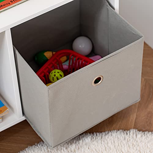 Simple 3 Cube Storage with Wheels, Hidden PullOut Toy Bin Kids