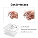 NEEMAY 22lb/9.9kg(Max) Adhesive Heavy Duty Command Sticky Hooks Removable Waterproof Reusable Stainless Hooks For Hanging Wall Ceiling Bathroom Kitchen Bedroom(20pcs)