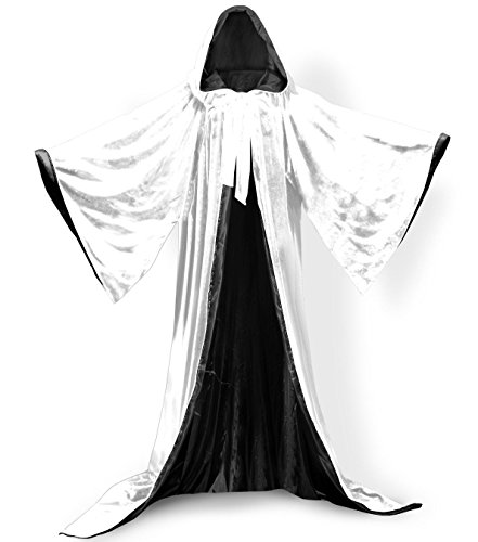 ANGELWARDROBE Wizard Robe White Black 6XL