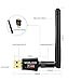 WiFi Adapter,AC600Mbps Dual Band USB Wireless Adapter with High Gain Antenna,802.11ac/n/g/b Network LAN Card for Desktop/Laptop/PC Support Windows XP/Vista/7/8/8.1/10 Mac OS X 10.4-10.12