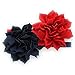 My Lello Petal Flower Headbands Girls Toddler Mixed Colors 2-Pack (Red/Navy)
