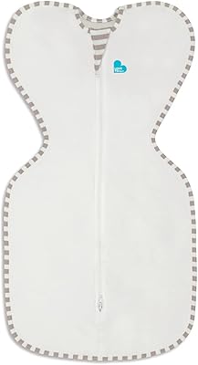 Love to Dream Swaddle UP, Organic Cotton, Baby Sleep Sack, Self-Soothing Swaddles for Newborns, Get Longer Sleep, Snug Fit Helps Calm Startle Reflex, Newborn Essentials for Baby, Cream