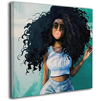 Amazon Com Interestdecor Canvas Prints Wall Art 12 X12 Hairstyle