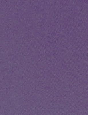 100% Organic Cotton Light Jersey Fabric Amethyst - by The Yard
