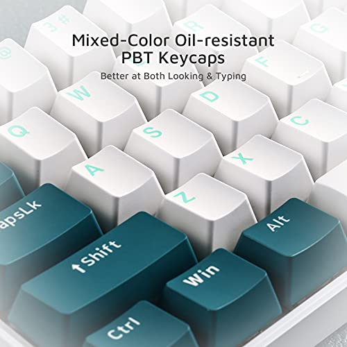 FL ESPORTS F12 65 ThreeMode Wireless Mechanical Keyboard, 68 Keys RGB