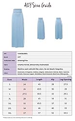 Basic Foldable High Waist Floor Length Maxi Skirts