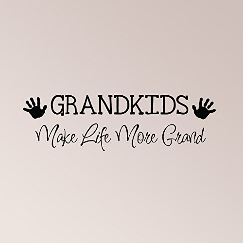 36"x12" Grandkids Make Life More Grand Wall Decal Sticker Art Mural Home Decor Quote