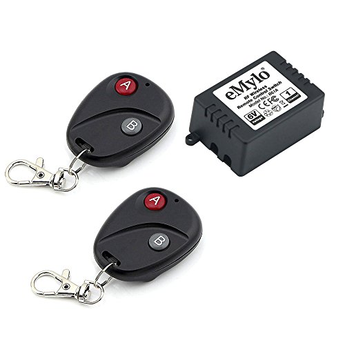 Emylo dc 6v 1ch 433mhz rf relay wireless remote control…