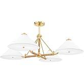 Hudson Valley Lighting Williamsburg - 8 Light Chandelier in Contemporary Style-13 Inches Tall and 46 Inches Wide