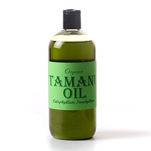 Mystic Moments | Tamanu Virgin Organic Carrier Oil 1 Litre | Cold Pressed Calophyllum Inophyllum Seed Oil | Skin & Hair Care | Rich Nutty Aroma | Virgin Unrefined | Egypt | Vegan GMO Free