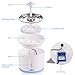 Beacon Pet Cat Water Fountain Stainless Steel, LED 81oz/2.4L Automatic Pet Fountain Dog Water Dispenser with 1 Replacement Filters for Cats Dogs Birds