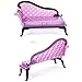 1Pcs Princess Miniature Dreamhouse Dollhouse Chair Sofa Furniture Doll