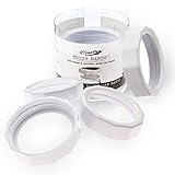 Masontops Tough Band - Regular Mouth Mason Jar Screw Bands - Superior Quality Plastic Replacement Ring Seals & Jar Covers