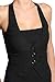 TheMogan Women's Adjustable Strap Racerback Vest Waistcoat-Black S