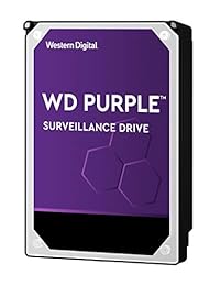 WD WD60PURZ - Disco duro de vigilancia (6 TB, 5400 rpm, SATA, 6 Gb s, 128 MB de caché, 3,5 pulgadas), color morado