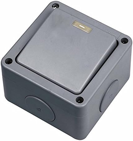 Knightsbridge IPAV2000 10 A 1 G Ip66 2 Way Switch, 1 Gang