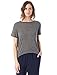 Alternative Womens Pony Melange Burnout T-Shirt w/ Back Strap