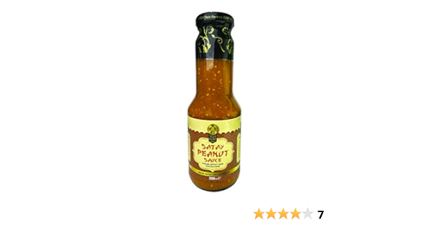 TIGER KHAN Salsa Satay de Cacahuetes para Cocina Asiática ...