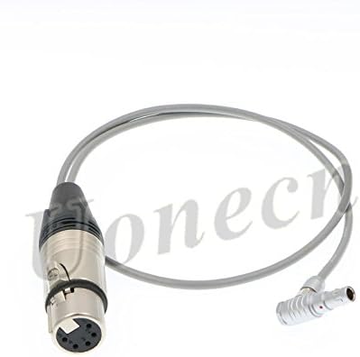 Uonecn Audio Cable for ARRI Alexa Mini Camera XLR 5-Pin Female to Right Angle 5 Pin Male Cord