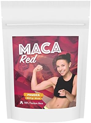 Pure Gelatinized Red Maca Powder for Women - 8 oz / 227 Grams - Root from Peru - Nutrient Rich Superfood - Hormone Balancer, Energy and Memory Enhancer - Non-GMO, Vegan, Gluten Free