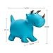 Babe Fairy Horse Hopper Ride-on Toddlers Toys for Children,Jumping Horse,Inflatable Bouncer Seat (Blue Triceratops)