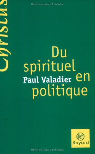 Du spirituel en politique