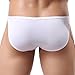 Sunward Men Ultra-thin Breathable Briefs Sexy Underwear (M, White)
