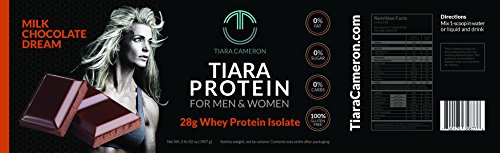 Tiara Protein 2-lb (Chocolate) - High Quality Whey Protein Isolate - Delicious Taste