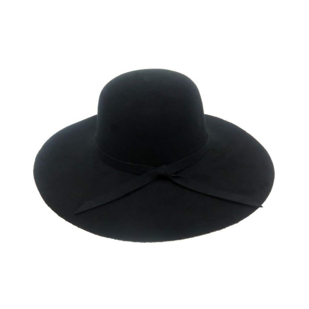 Womens Faux Retro Wool Foldable Hat 