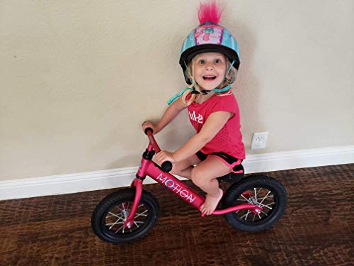MOTION Kids Balance Bike, No Pedal Mini Bicycle, Riding Scooter, Walking Bicycle with Adjustable Handlebar and Seat, Outdoor Activities Bicycle for Children Riding Toys