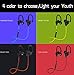 Amotus Wireless Bluetooth Headphones In Ear with Mic Noise Cancelling Earphones Sweatproof Earbuds with Earhook Built-in Mic (Black)